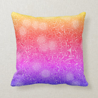 Contemporary Batik Motif Flowers and Firework Cushion