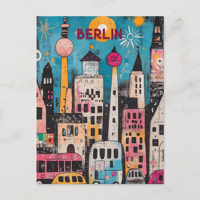 Contemporary Berlin Travel Postcard (Front)