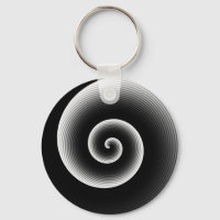 Contemporary Black and White Stylish Twirl Pattern