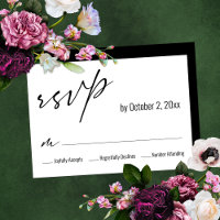 Contemporary Black Back Song Request Wedding