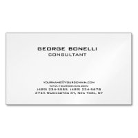 Contemporary Black & White Classical Business Card