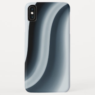 Contemporary Blue Curvy Shaped Case-Mate iPhone Case