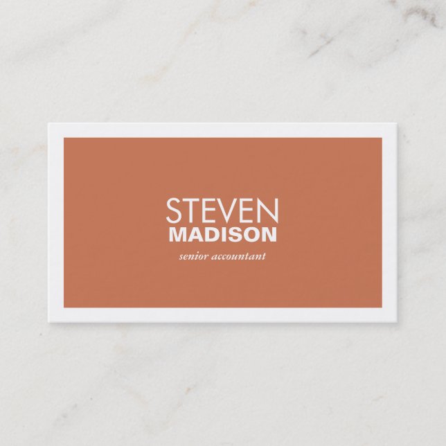 Contemporary Business Card (Front)