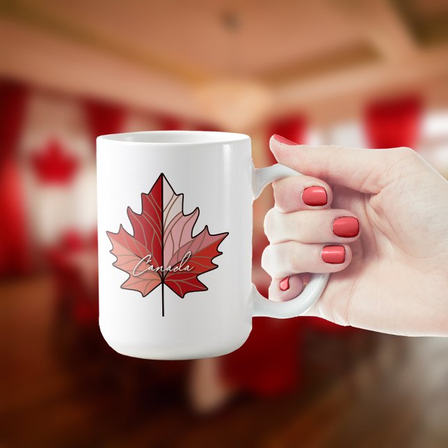 Contemporary Canadian Maple Leaf ID1071 Coffee Mug (Creator Uploaded)