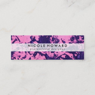 Contemporary Chic Mini Business Card