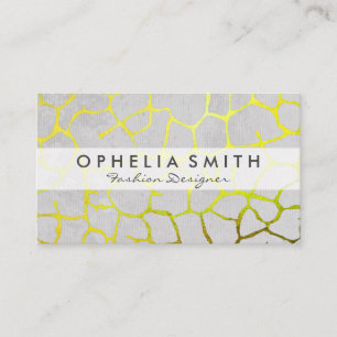 Contemporary Chic Pattern Business Card