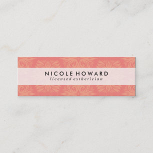 Contemporary Chic Pattern Mini Business Card