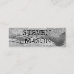 Contemporary Chic Texture Mini Business Card
