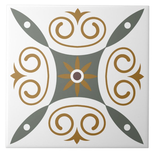 Contemporary classic Italian mediterranean crown   Tile (Front)