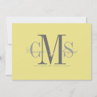 Contemporary + classy/yellow + grey