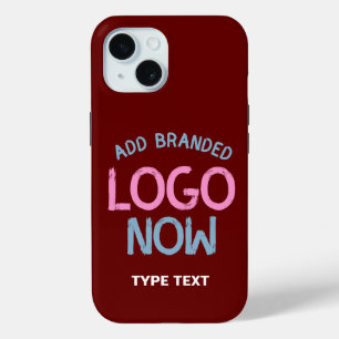 CONTEMPORARY CLEAN COOL OXBLOOD FASHIONABLE CLIENT iPhone 15 CASE