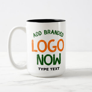 CONTEMPORARY CLEAN WHITE FASHIONABLE CLIENT BLACK Two-Tone COFFEE MUG