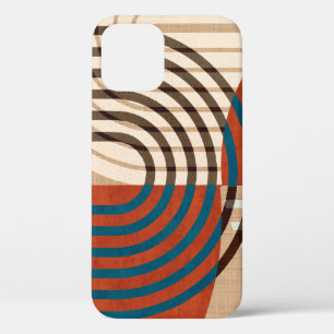 Contemporary collage wall art retro prints set. Fo iPhone 12 Case