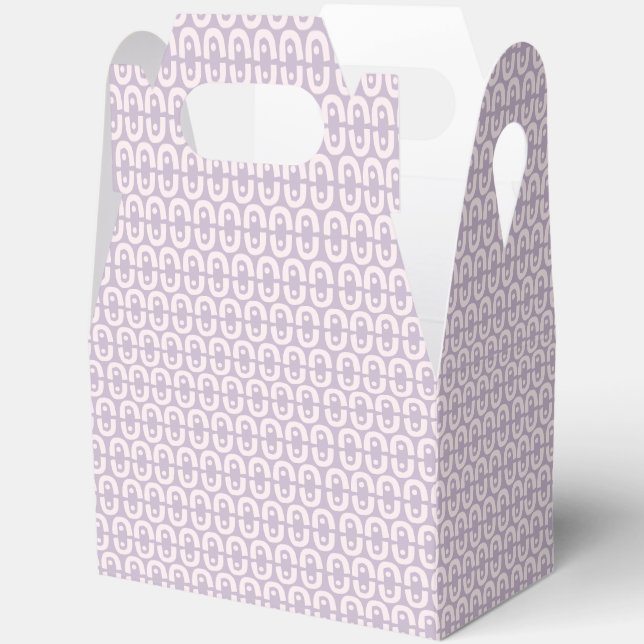 Contemporary Colourful design repeat pattern Favour Box (Open)