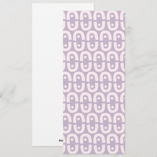 Contemporary Colourful design repeat pattern Holiday Card (Front/Back)