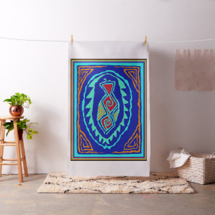 Contemporary Colourful Fish Fabric