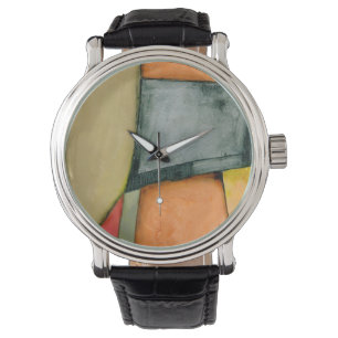 Contemporary Colourful Geometric Shapes Watch