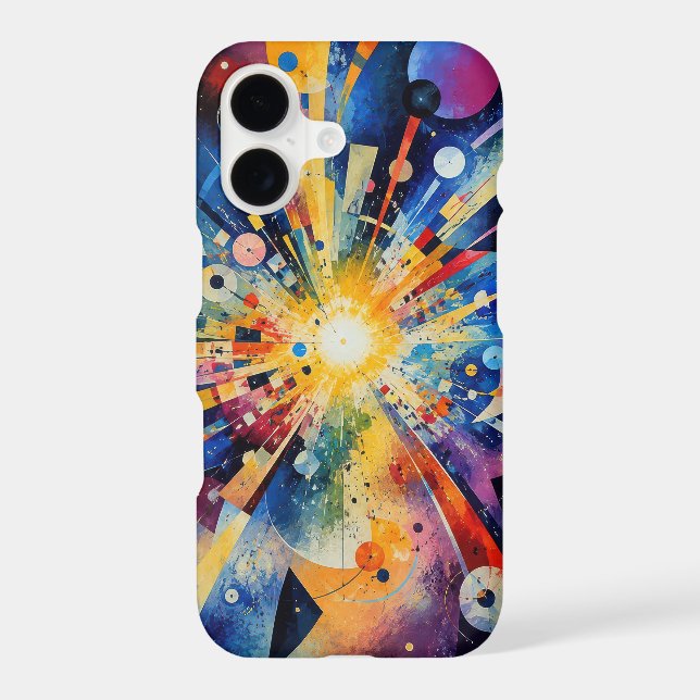 Contemporary Cosmic Explosion Abstract (Back)