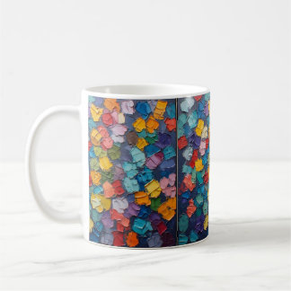 Contemporary dabbling coffee mug