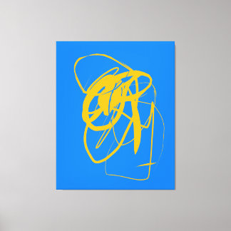 Contemporary dance Stretched Canvas Print