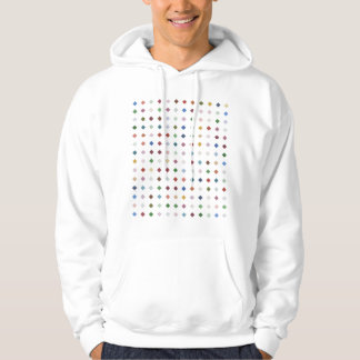 Contemporary Diamond Mosaic Geometric Fashion Desi Hoodie