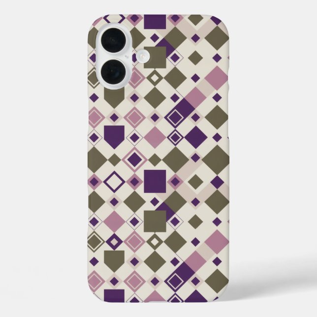 Contemporary Diamond Rhythm Case-Mate iPhone Case (Back)