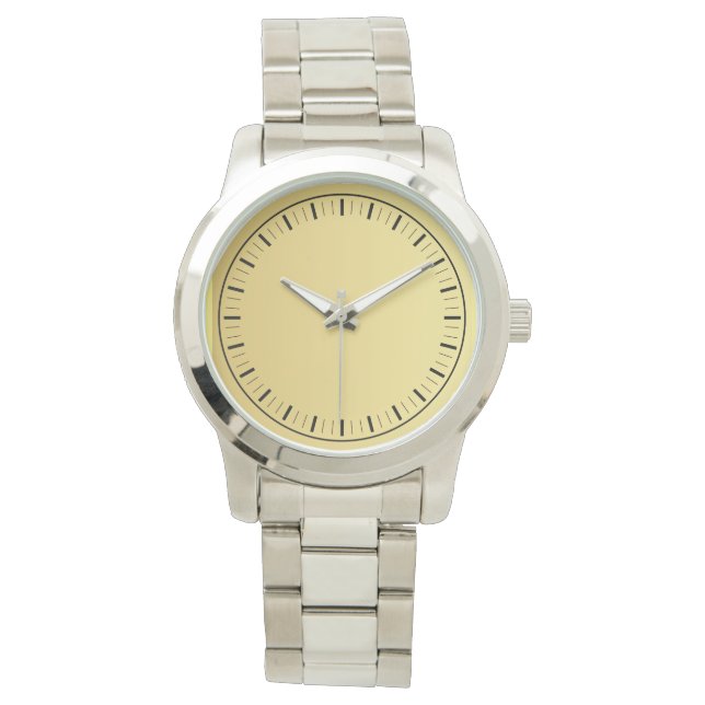 Contemporary Elegant Silver Bracelet  Watch (Front)