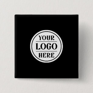 Contemporary, elegant, stylish & high-end 15 cm square badge