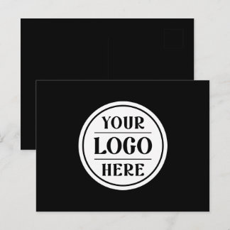 Contemporary, elegant, stylish & high-end holiday postcard