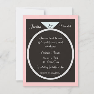 Contemporary Engagement Party Invitation