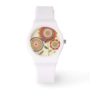 Contemporary Fall Flowers Watch