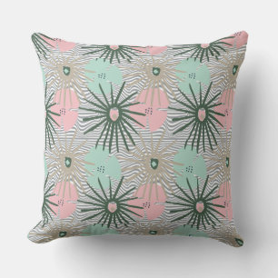 Contemporary Floral Pillow 