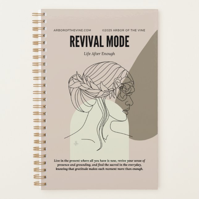 Contemporary Floral Sketch Planner (Front)