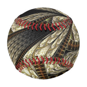 Contemporary Fractal Design Neutral Colour Baseball