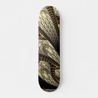 Contemporary Fractal Design Neutral Colour Skateboard