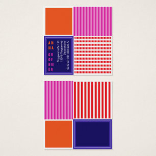 Contemporary Geometric Bold Stripes & Bauhaus Styl