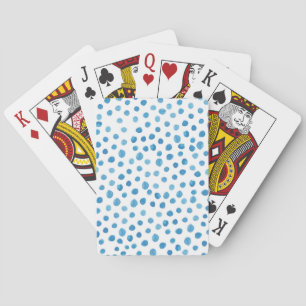 Contemporary geometric shapes watercolor. playing cards