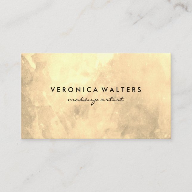 Contemporary Gold Loyalty Card (Front)