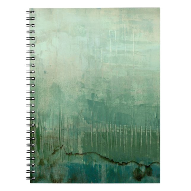 Contemporary Green Watercolor Notebook (Front)