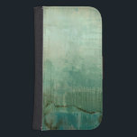 Contemporary Green Watercolor Samsung S4 Wallet Case<br><div class="desc">A Jennifer Goldberger original,  this work is a contemporary green watercolor. The piece is lighter and the top,  moving to deeper green tones as your eyes head to the bottom. A wonderful use of colour,  order yours today!</div>