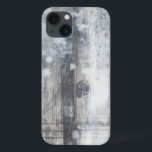Contemporary Grey Painting iPhone 13 Case<br><div class="desc">This contemporary grey painting is the work of Jennifer Goldberger. A thick grey hangs on the piece like a heavy fog. Purchase a copy of this print today!</div>