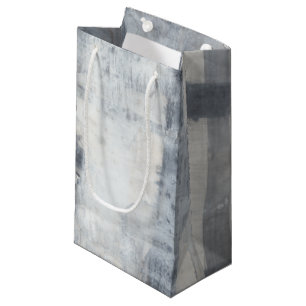 Contemporary Grey Painting Small Gift Bag