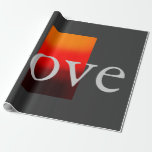 Contemporary Grey Red Love Wedding Wrapping Paper<br><div class="desc">Plain Minimalist Modern Designs. They're all simple,  modern,  attractive.</div>