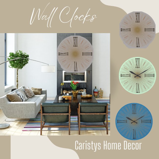 Contemporary Grey SlateRoman Numerals  Large Clock (Creator Uploaded)