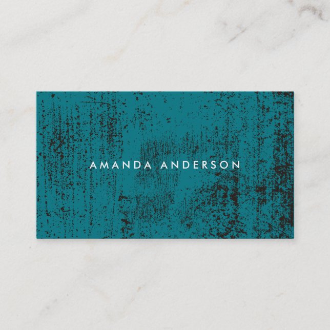 Contemporary Grunge Texture Business Card (Front)