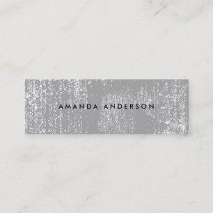 Contemporary Grunge Texture Mini Business Card