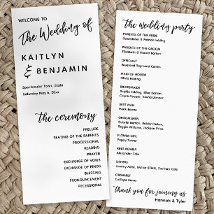 Contemporary Handwriting Typography Simple Programme