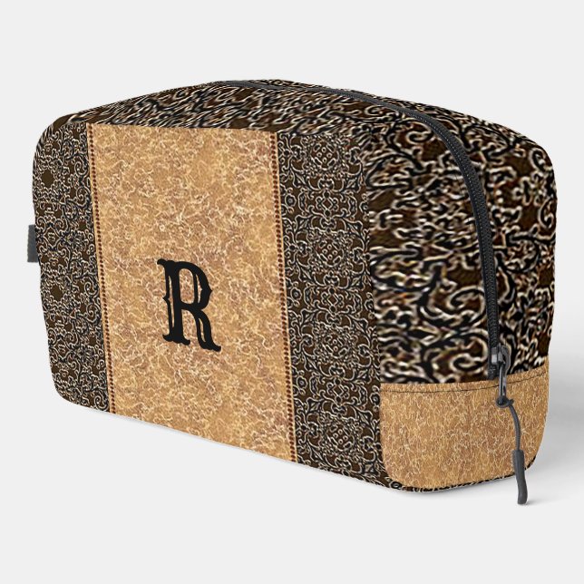 “Contemporary Horse and Buggy Style” Dopp Kit (Right Corner)