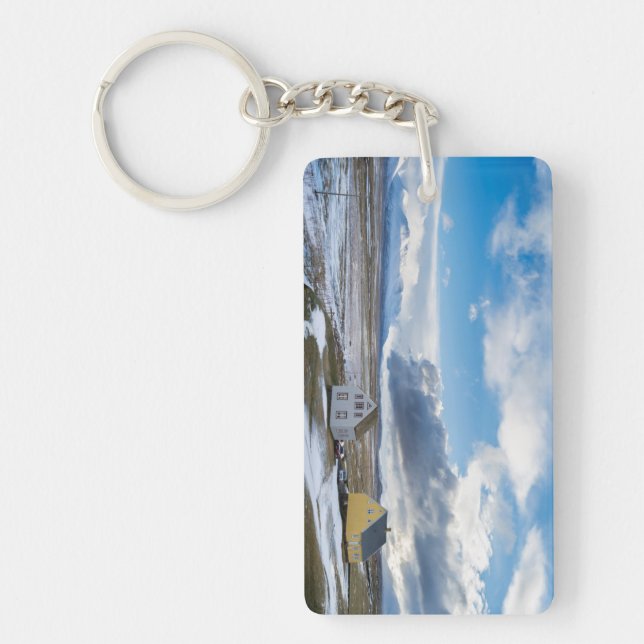 Contemporary Houses Key Ring (Front)