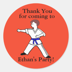 Contemporary Karate Kid Ethan customised stickers